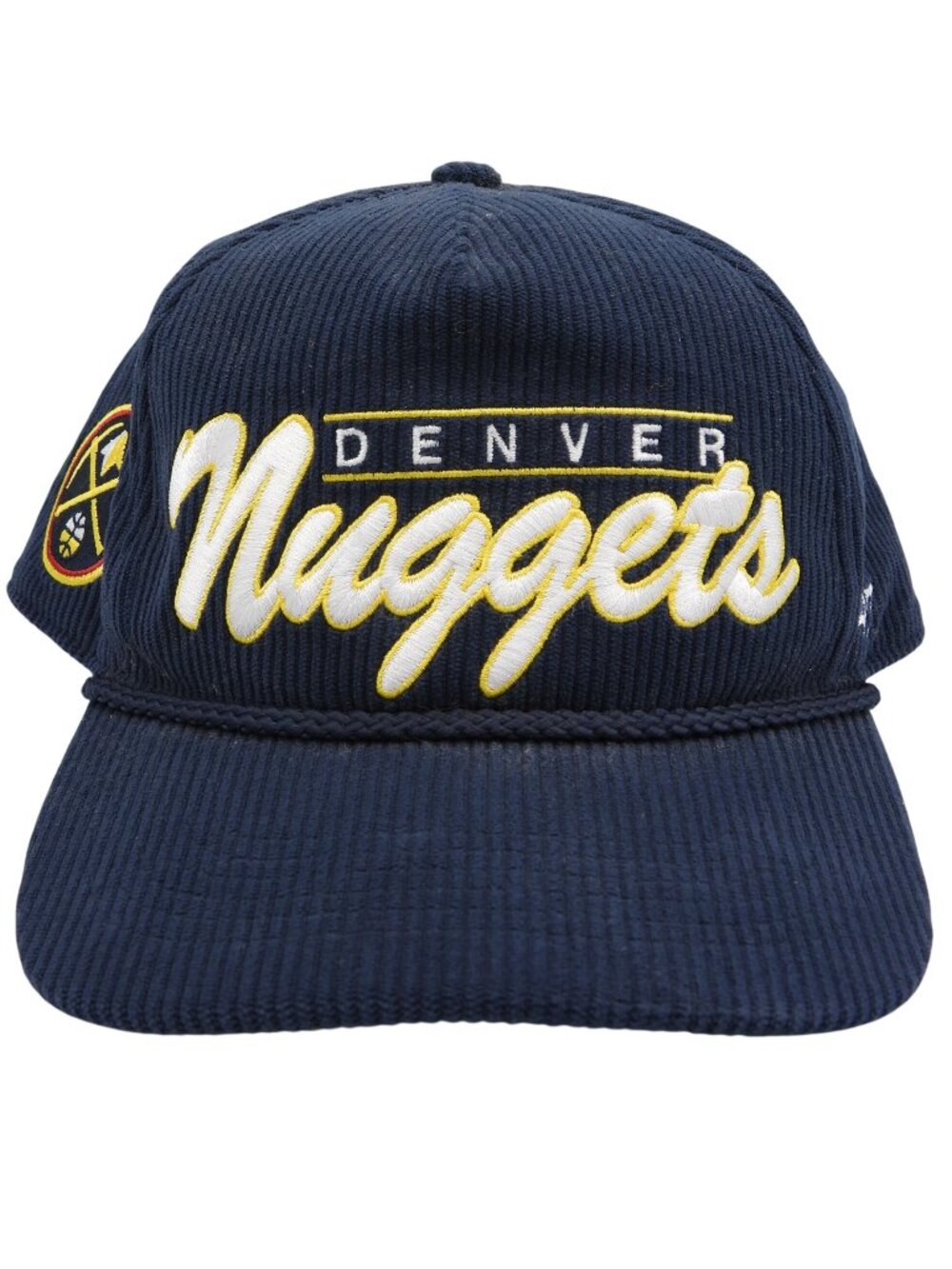 Denver Nuggets NBA 47'Brand Hitch Script Corduroy Snapback Hat Cap OSFA